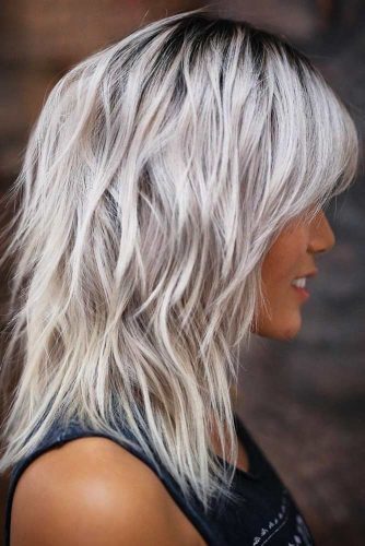 mid-length-layered-hairstyles-2021-89 Mid length layered hairstyles 2021