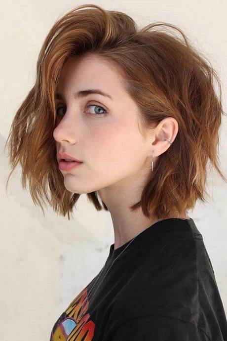 short-hairstyles-for-fat-faces-2021-32 Short hairstyles for fat faces 2021