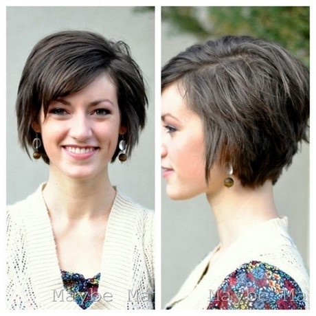 flattering-short-haircuts-for-round-faces-81_17 Flattering short haircuts for round faces