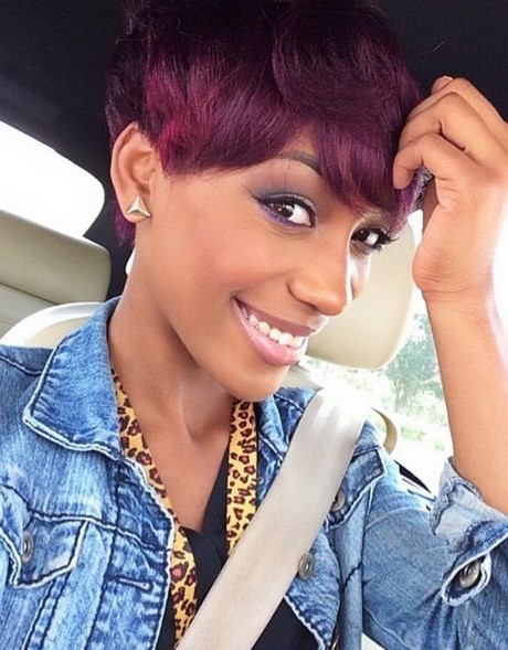 short-hairstyles-for-black-women-with-color-55_9 Short hairstyles for black women with color