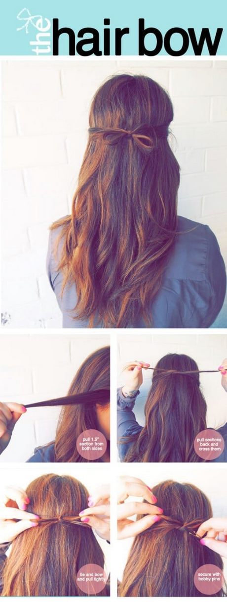 easy-hairstyles-with-hair-down-06_9 Easy hairstyles with hair down