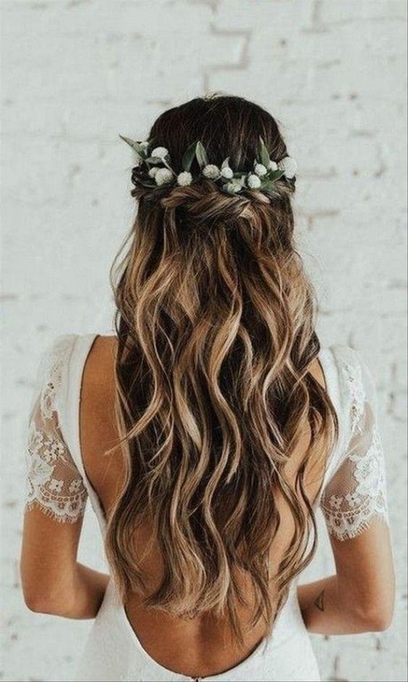 half-up-half-down-braid-wedding-hair-73 Half up half down braid wedding hair
