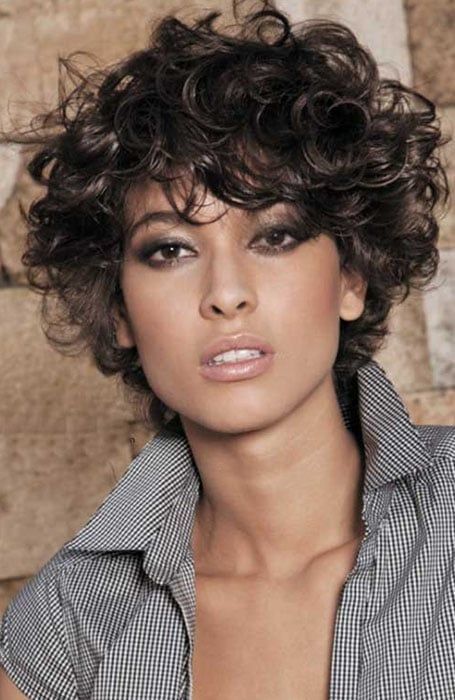 cute-hairstyles-for-short-curly-hair-with-bangs-31 Cute hairstyles for short curly hair with bangs