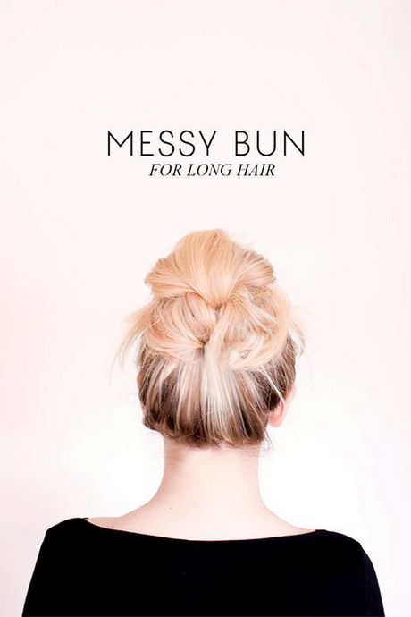 easy-messy-bun-for-long-hair-56_18 Easy messy bun for long hair