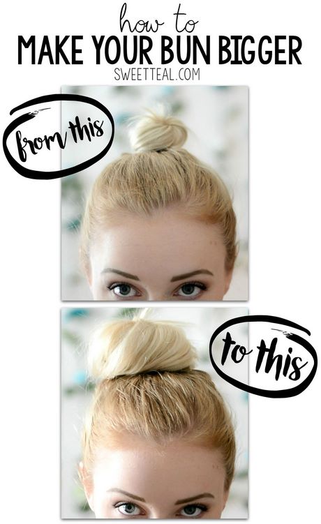 messy-bun-for-thin-hair-04_15 Messy bun for thin hair