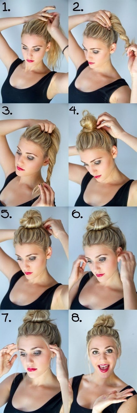 easy-hairstyles-medium-hair-92_6 Easy hairstyles medium hair