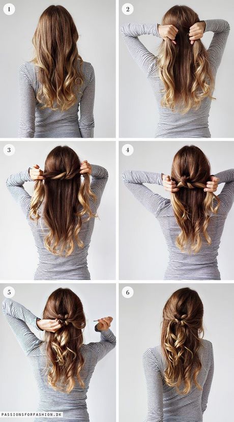 easy-and-simple-hair-style-37 Easy and simple hair style