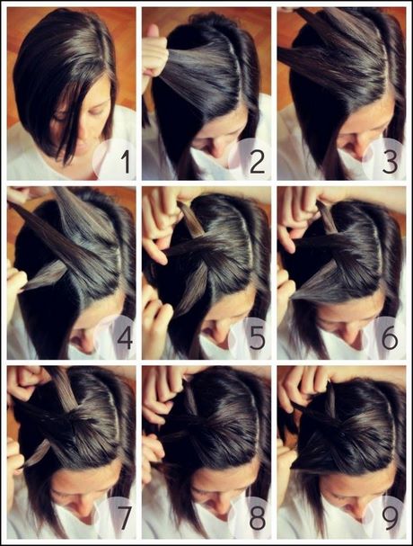 easy-half-updos-for-short-hair-12_5 Easy half updos for short hair