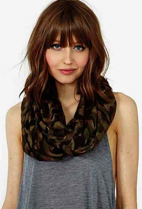 medium-length-hair-with-bangs-for-round-faces-26_13 Medium length hair with bangs for round faces