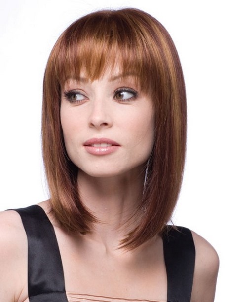 medium-length-hair-with-bangs-for-round-faces-26_14 Medium length hair with bangs for round faces