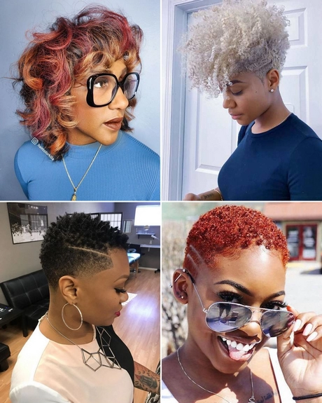 short-natural-haircuts-for-black-females-2023-with-dye-001 Short natural haircuts for black females 2023 with dye