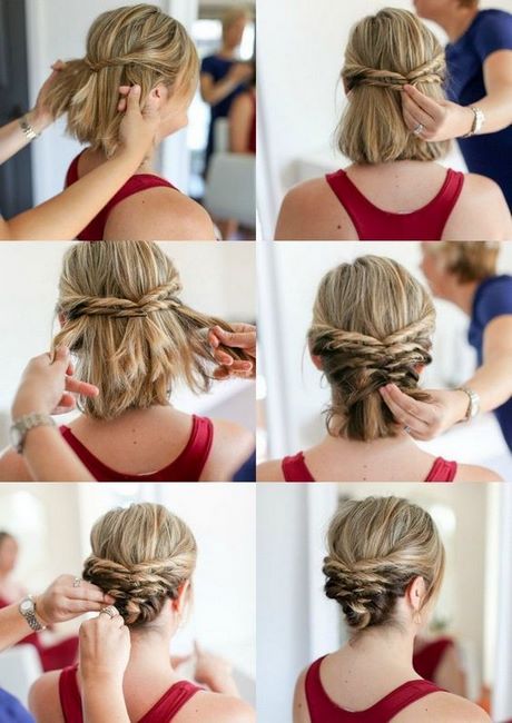 cute-and-easy-updos-for-short-hair-63 Cute and easy updos for short hair