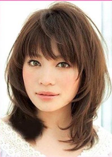 mid-length-layered-hair-with-bangs-44_12 Mid length layered hair with bangs