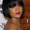 Black short hairstyles with bangs