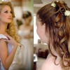 Curly hairstyles for long hair for wedding