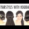 Hairstyles using headbands