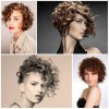 Hairstyles for short curly hair 2017