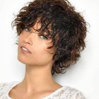 Short haircuts for curly hair 2019