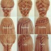 Different styles for braided hair