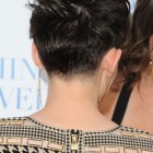 The back of a pixie cut
