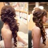 Prom hair to the side