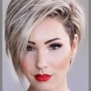 Very short hairstyles for round faces 2022