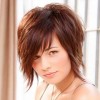 Short hairstyle for round face girl