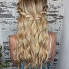Cute half up and half down hairstyles