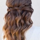 Half up prom hairstyles for medium hair