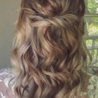 Special occasion hairstyles half up
