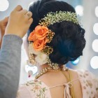 Bridal juda with flower