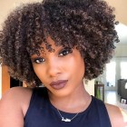 Female short curly hairstyles