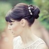 Wedding hairstyles with bangs for long hair