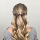 Easy updos for long layered hair