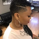 Short natural hairstyles 2023 black female over 50