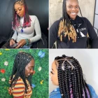 Long braids with beads 2023