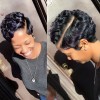 Different short hairstyles for black ladies