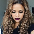 Pretty curly hairstyles for long hair