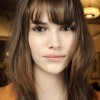 Womens long hairstyles with fringe