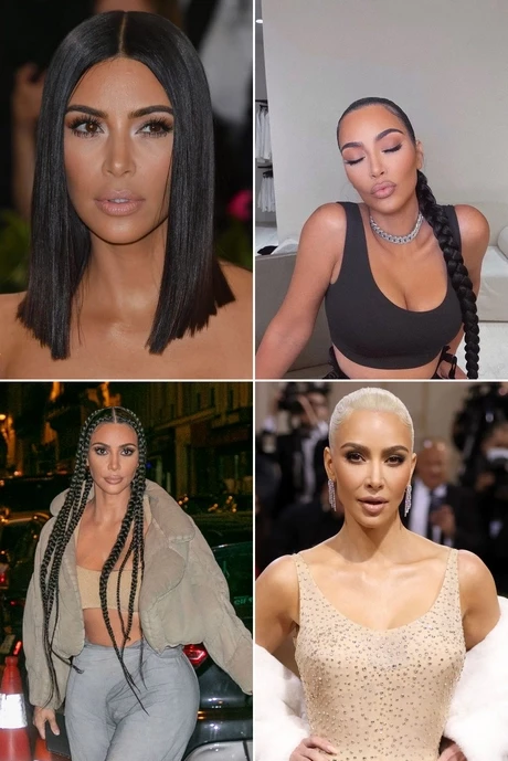 Kim k hairstyles 2024