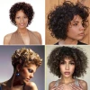 Short curly weave hairstyles 2024