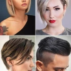 Short hairstyles for round faces 2024