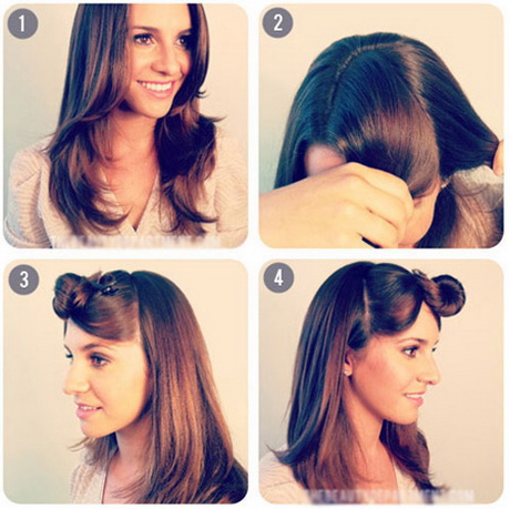Easy hairstyles for long hair to do at home