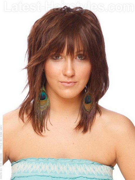 Shoulder Length Razored Hairstyles