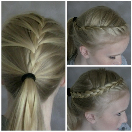 Sporty hairstyles for long hair