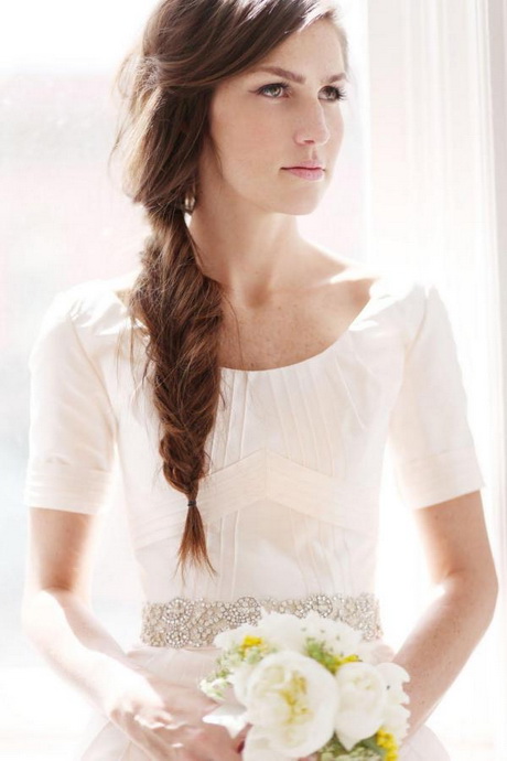 Tied hairstyles for long hair