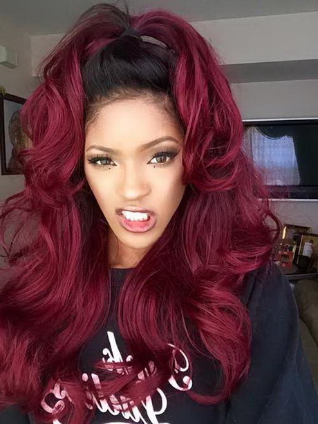 Weave Hairstyles Red