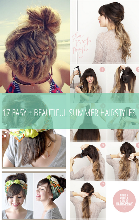 easy-hairstyles-for-summer-74_2 Easy hairstyles for summer