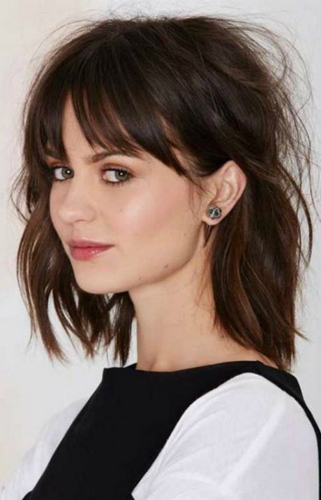 hairstyles-for-shoulder-length-hair-with-bangs-04_16 Hairstyles for shoulder length hair with bangs
