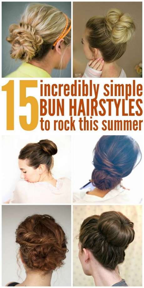 easy-hair-buns-for-beginners-92_6 Easy hair buns for beginners
